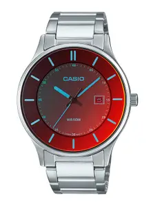CASIO Men Stainless Steel Bracelet Style Straps Analogue Watch A2109