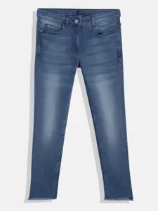 Allen Solly Junior Girls Slim Fit Heavy Fade Stretchable Jeans