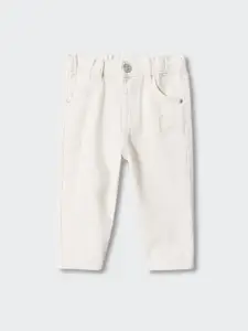 Mango Kids Boys Mid-Rise Low Distress Pure Cotton Sustainable Jeans