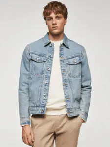 MANGO MAN Pure Cotton Denim Jacket