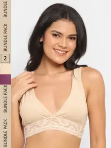 N-Gal Pack Of 2 Non-Wired Anti Odour Bralette