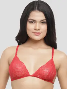 N-Gal Floral Non-Wired Anti Odour Plunge Bra