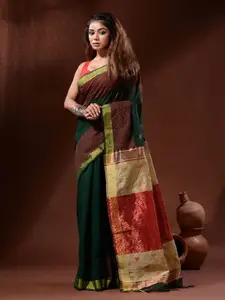 Charukriti Woven Design Zari Silk Cotton Saree