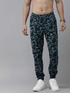 The Roadster Lifestyle Co. Men Animal Printed Pleated Joggers
