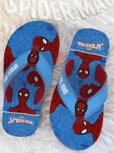 Kids Ville Boys Spiderman Printed Flip Flops