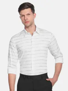 Arrow New York Men Slim Fit Horizontal Striped Formal Shirt