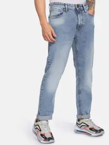Flying Machine Stone Wash Slash Slim Tapered Jeans