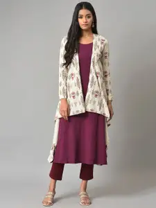W Ethnic Motifs Printed Acrylic Kurta