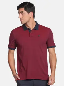 Arrow Sport Men Polo Collar Mercerised Cotton T-shirt
