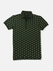 Gini and Jony Boys Printed Polo Collar Pure Cotton T-shirt