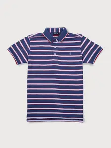 Gini and Jony Boys Striped Pure Cotton T-shirt