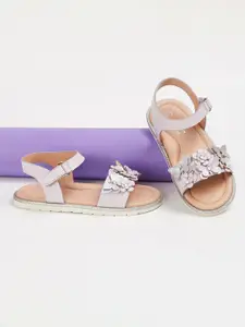 Fame Forever by Lifestyle Girls Embellished Open Toe Flats