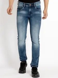 Status Quo Men Slim Fit Heavy Fade Cotton Jeans