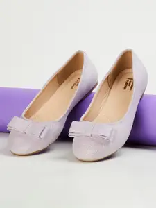 Fame Forever by Lifestyle Girls Textured Ballerinas