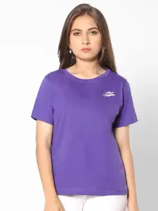 TeenTrums Girls Cotton Round Neck T-shirt