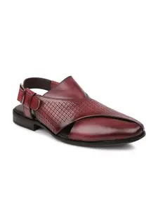 PRIVO by Inc.5 Men Leather Shoe-Style Sandals