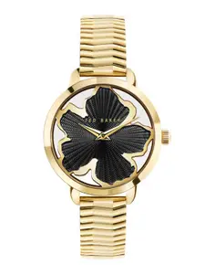 Ted Baker Women Stainless Steel Bracelet Style Straps Analogue Watch