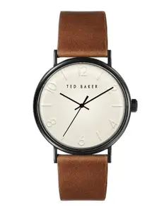 Ted Baker Men Leather Straps Analogue Watch BKPPGF110