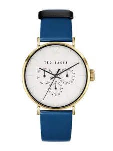 Ted Baker Men Leather Straps Analogue Watch BKPPGF207