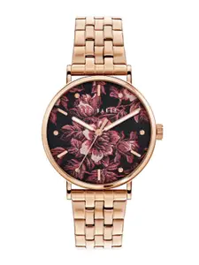 Ted Baker Women Printed Dial & Stainless Steel Straps Analogue Watch BKPPHF207