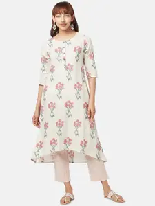 RANGMANCH BY PANTALOONS Floral Printed Kurta