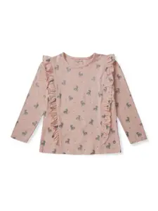Gini and Jony Girls Floral Print Top