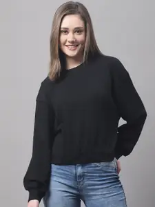 NoBarr Women Round Neck Puff Sleeves Pullover