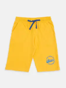 Pantaloons Junior Boys Yellow Shorts
