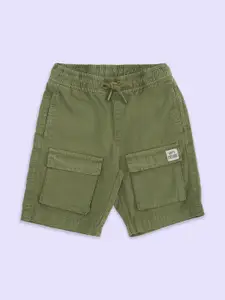 Pantaloons Junior Boys Cotton Regular Fit Cargo Shorts