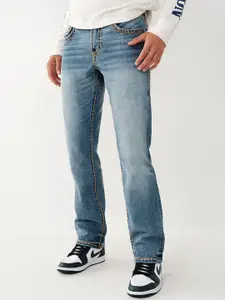 True Religion Men Ricky Super T Straight Fit Heavy Fade Jeans