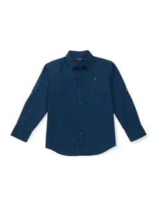 Gini and Jony Infant Boys Printed Cotton Casual Shirt