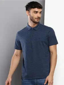 Calvin Klein Jeans Men Striped Polo Collar T-shirt