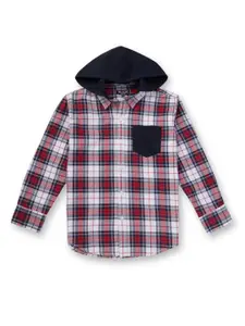 Gini and Jony Infant Boys Tartan Checks Checked Cotton Casual Shirt