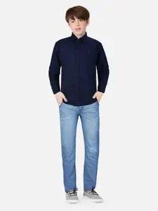 Gini and Jony Infant Boys Spread Collar Cotton Casual Shirt