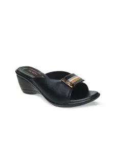 VALIOSAA Embellished Peep Toes Comfort Heels