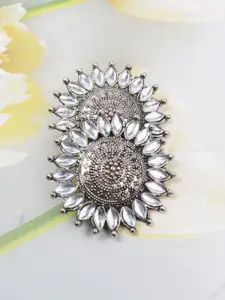 VAGHBHATT Circular Drop Earrings