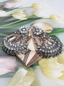 VAGHBHATT Silver-Plated Classic Drop Earrings