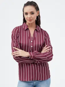Harpa Striped Shirt Style Top