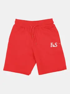 F&S Boys Mid-Rise Pure Cotton Sports Shorts