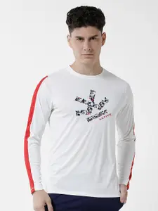 WROGN Men Typography Printed Cotton Slim Fit T-shirt