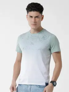 WROGN Men Tropical Printed Cotton T-shirt