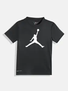 Jordan Boys Graphic Printed Slim Fit Jumpman Logo DF T-shirt
