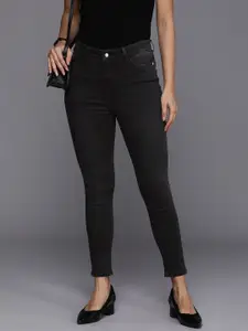 Allen Solly Woman Skinny Fit High-Rise Stretchable Jeans
