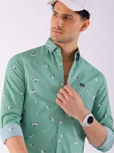 The Indian Garage Co Men Regular Fit Floral Printed Casual Shirt