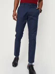 max Men Regular Fit Mid-Rise Trouser