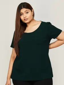 Nexus by Lifestyle Plus Size Puff Sleeves Top