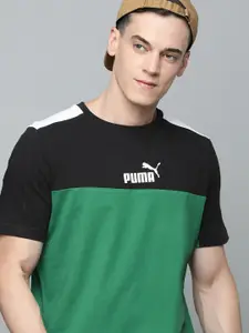 Puma Colourblocked Pure Cotton T-shirt
