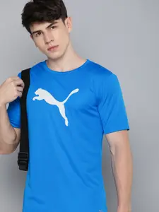 Puma Men Brand Logo Printed Dry Cell Slim Fit Sports T-shirt