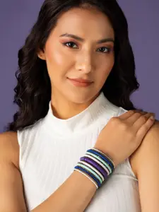 PRITA BY PRIYAASI Women Gold-Plated Cuff Bracelet