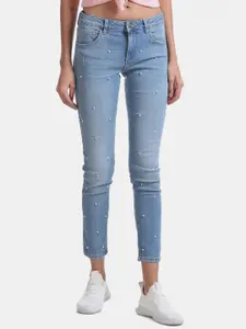 V-Mart Women Classic Slim Fit Light Fade Jeans